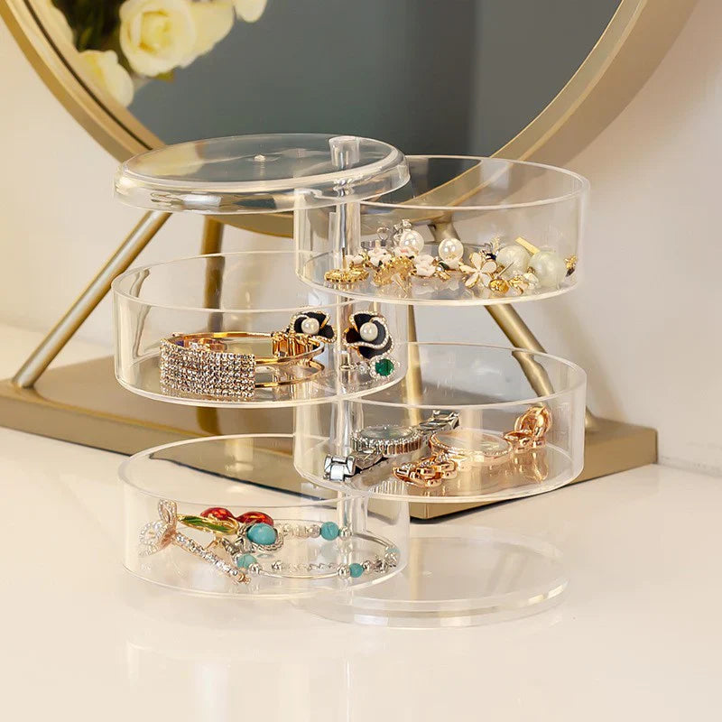Rotatable Jewelry Storage Box detail view