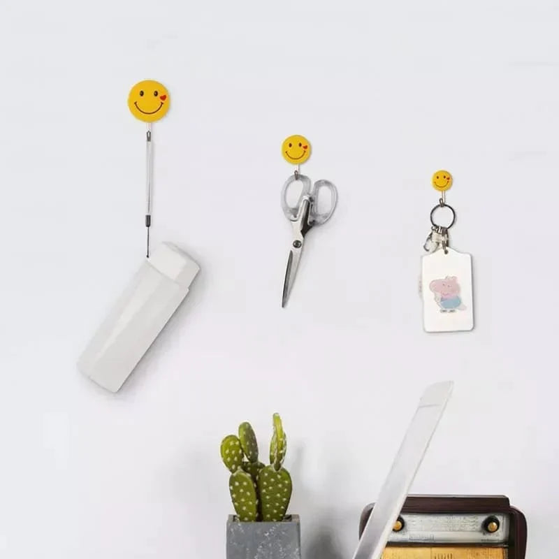 3 PCs Emoji Wall Hook Heavy Duty Self Adhesive Hook detail view